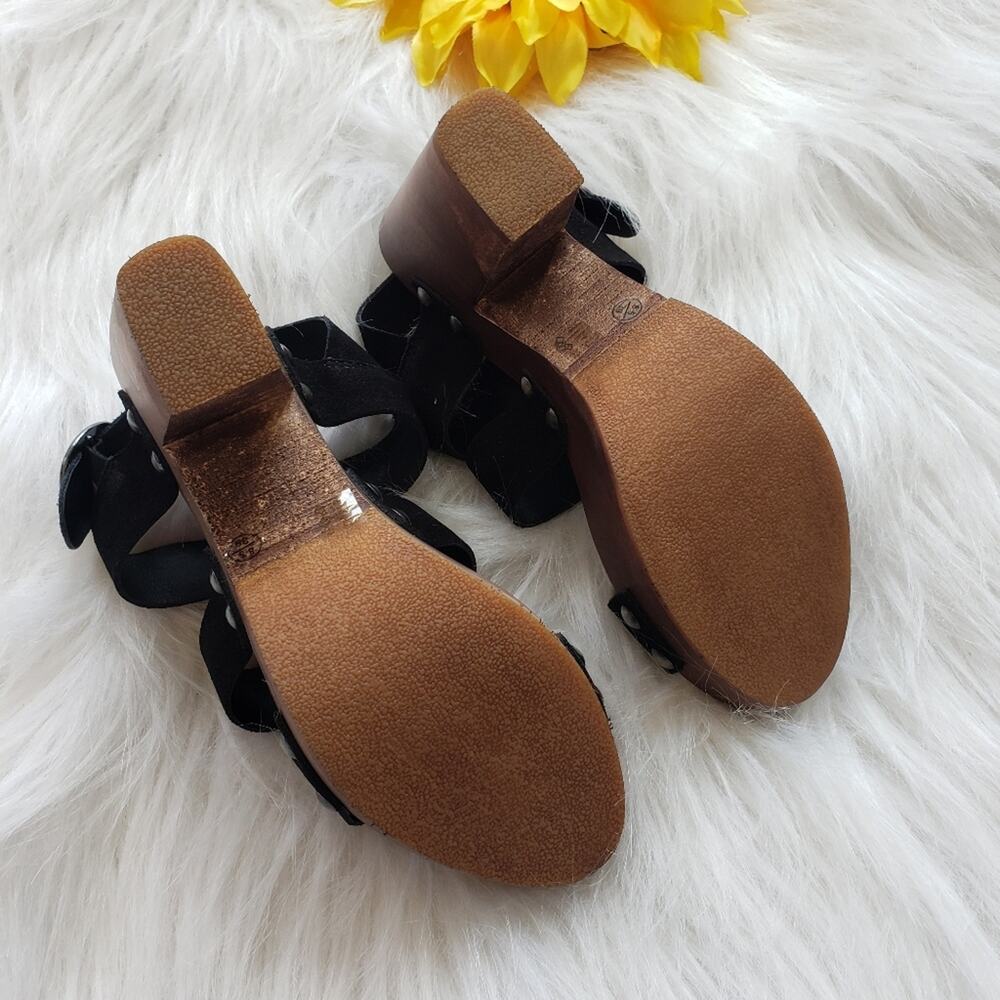 Chinese Laundry NIB Fayla black suede strap sandal woman's size 8.5 - Picture 9 of 15